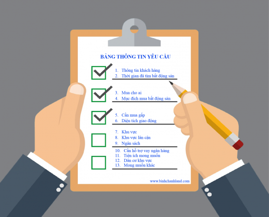 Tại sao cần Bảng thông tin yêu cầu?