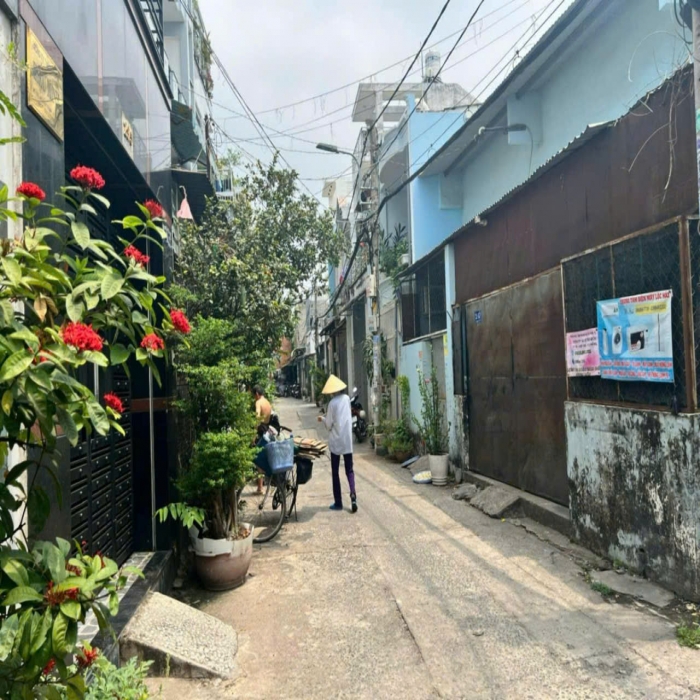 ĐÃ BÁN--- BÁN NHÀ RẺ CẠNH TÂY THẠNH, LÔ GÓC, HẺM XE HƠI THÔNG, 105m2 - 3