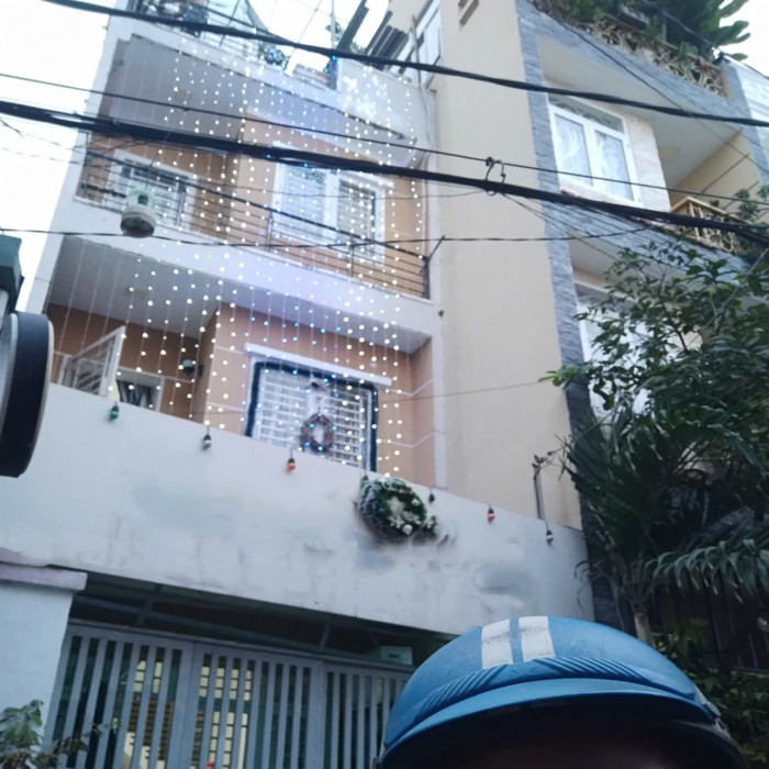 7.5-6.9 TỶ, 4x15m, 4 TẦNG, NỞ HẬU, HXH, BÁN NHÀ BỜ BAO TÂN THẮNG, SIÊU THỊ AEON