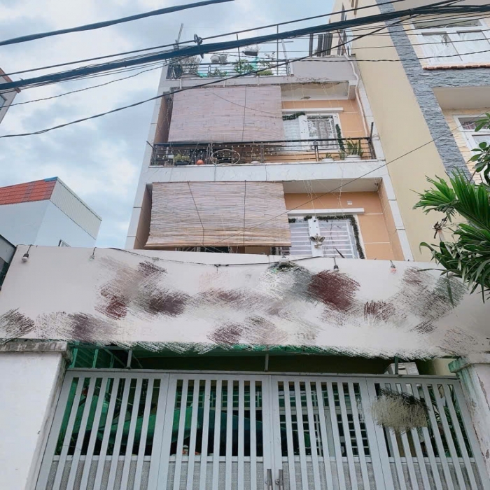 BÁN NHÀ BỜ BAO TÂN THẮNG, 4 TẦNG, 4x15m, HẺM XE HƠI NGẮN - 3