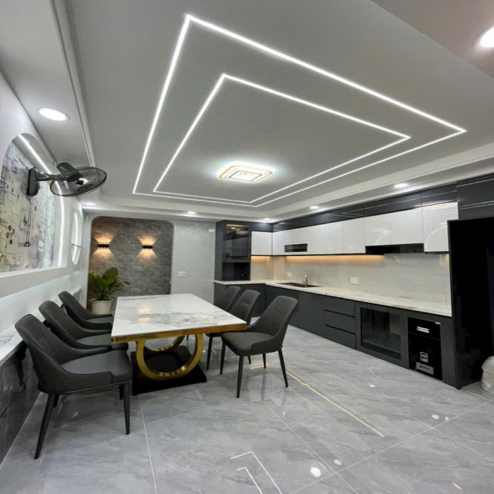 BÁN NHÀ MỚI CỰC ĐẸP, NGUYỄN SÚY, 5 TẦNG, 4x16m, XE HƠI NGỦ NHÀ - 5