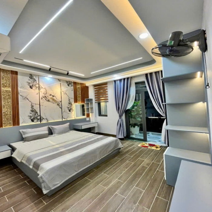 BÁN NHÀ MỚI CỰC ĐẸP, NGUYỄN SÚY, 5 TẦNG, 4x16m, XE HƠI NGỦ NHÀ - 9