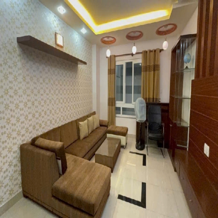 BÁN NHÀ ÂU CƠ, 4x17m, 4 TẦNG, SÁT BỆNH VIỆN, ÔTÔ QUAY ĐẦU - 4